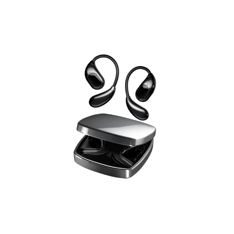 AI translation earbuds black