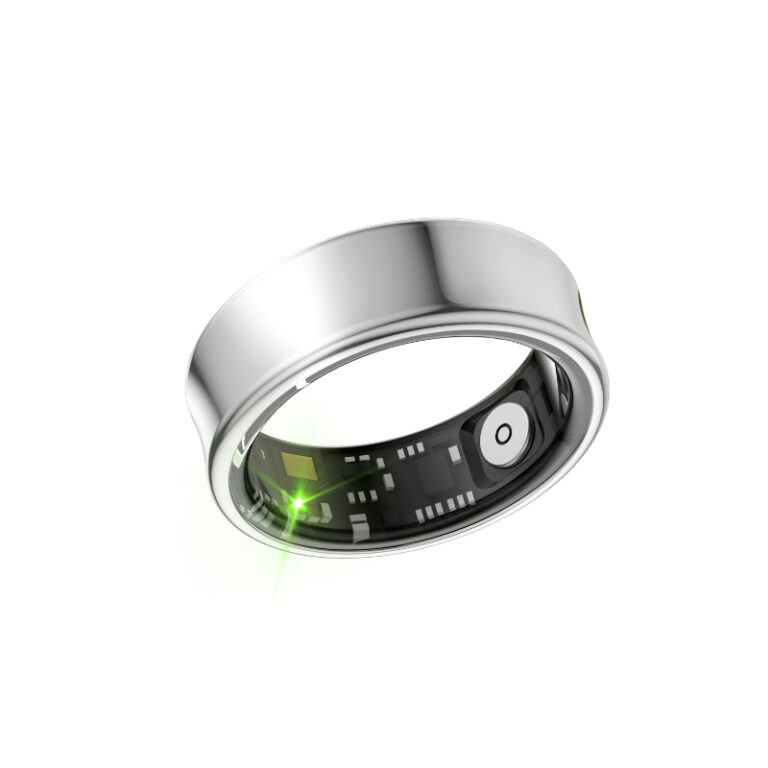 Titanium Alloy smart ring silver