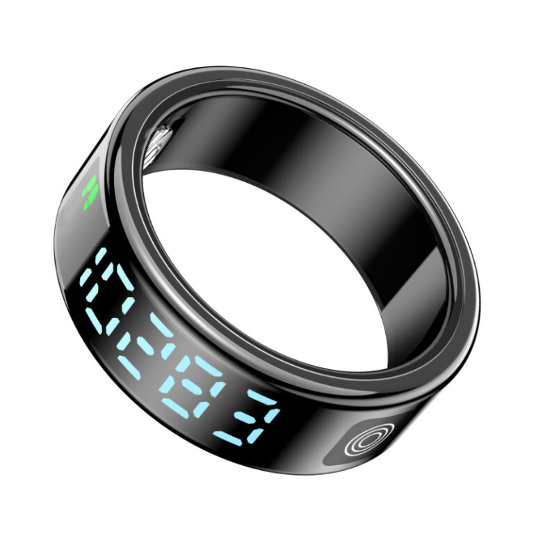 touch screen smart ring-black