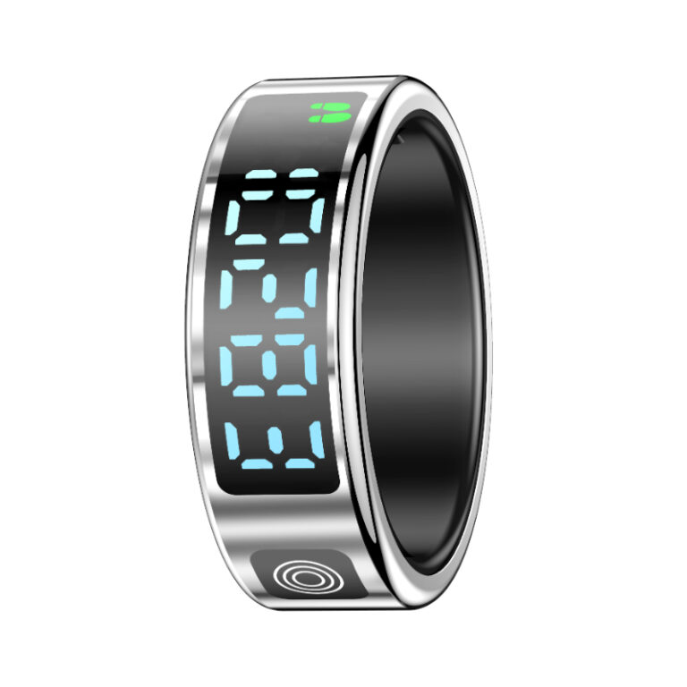 touch screen smart ring-grey