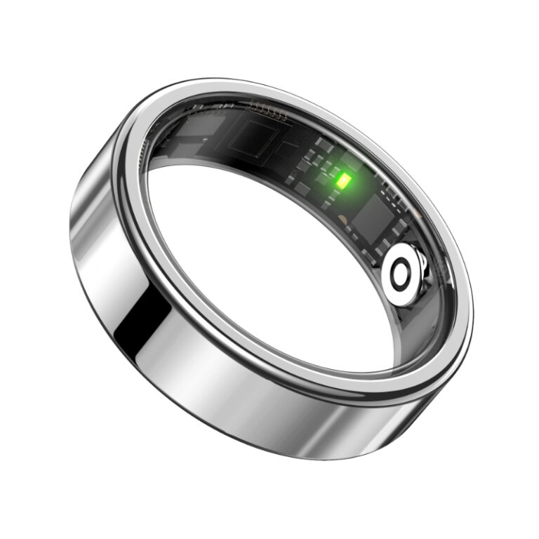 Stainless steel smart ring-gray