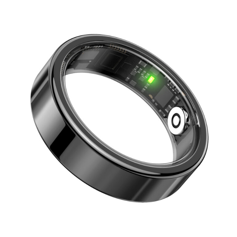 Stainless steel smart ring-black