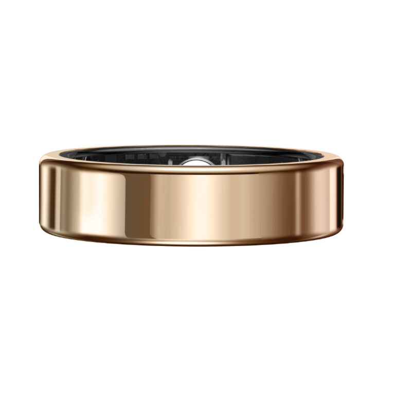 Stainless steel smart ring-rose gold