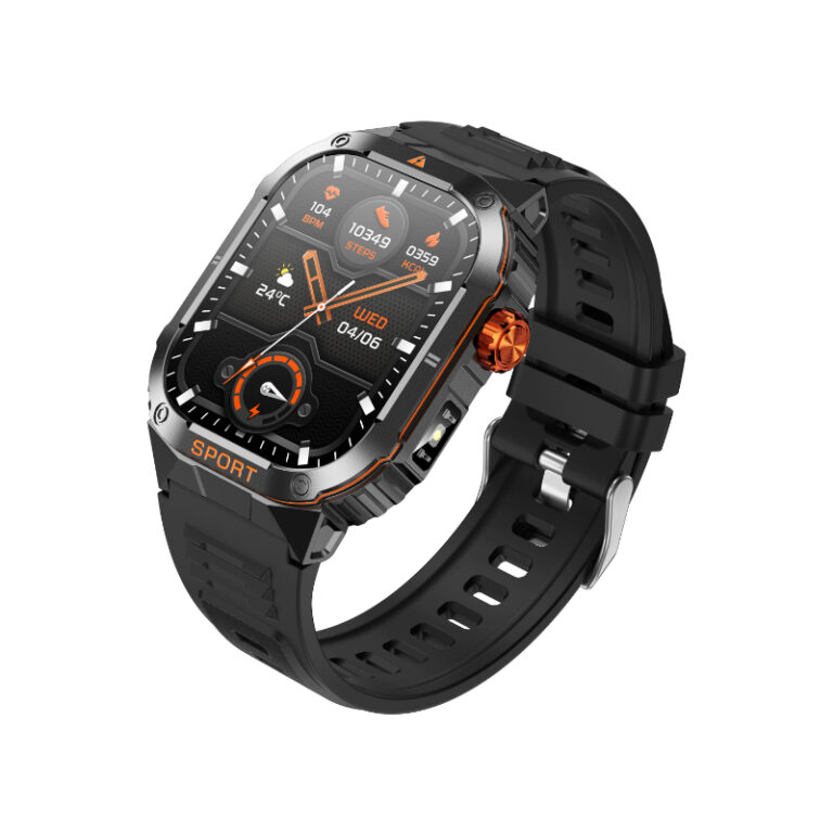 2.01" GPS smartwatch black