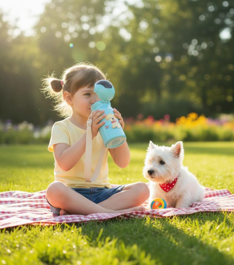finger-print water bottle