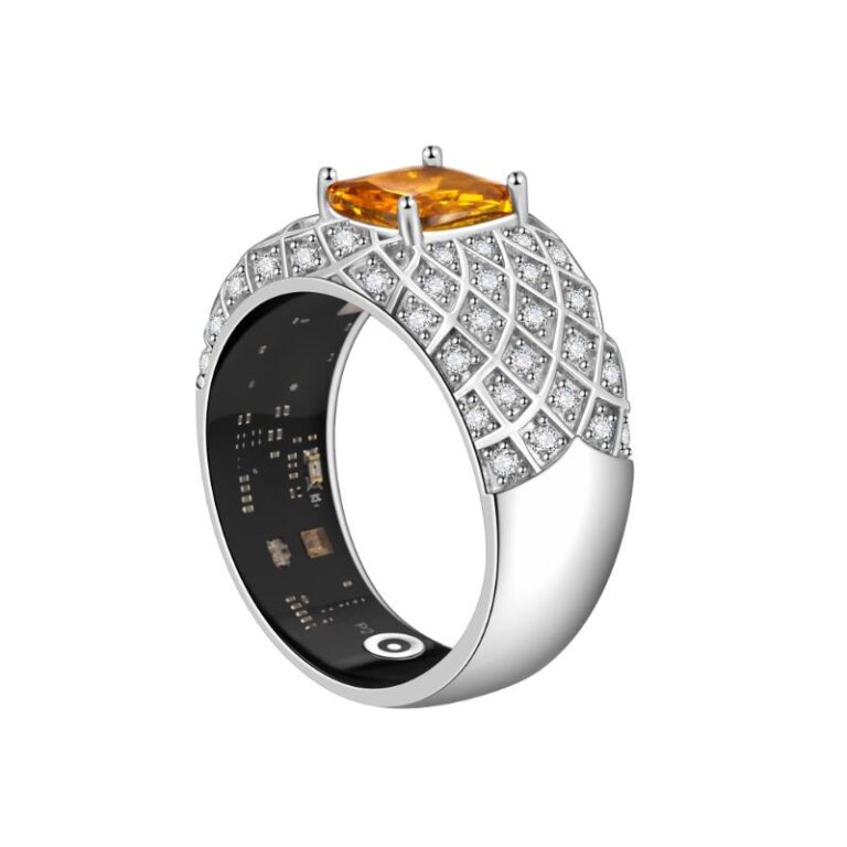 Diamonds smart rings yellow