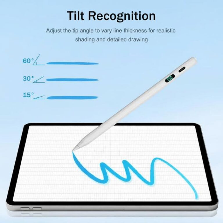 Apple pencil with led display
